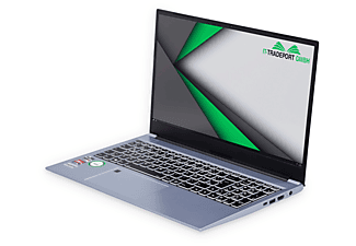 IT-TRADEPORT JodaBook F25, fertig eingerichtet, Notebook mit 15,6 Zoll Display, 16 GB RAM, 500 GB SSD, AMD Radeon RX Vega 7, Silber