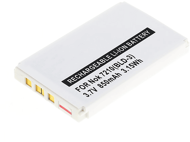 MOBILOTEC Akku kompatibel mit Technaxx C6000 Pro Li-Ion Akku, Li-Ion, 3.7 Volt, 850 mAh