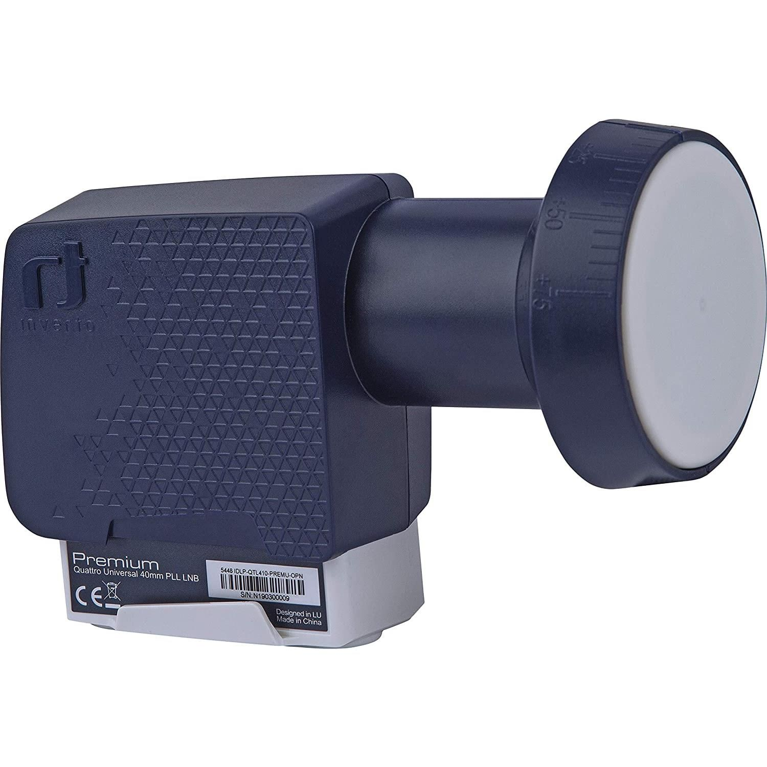 INVERTO Premium Quattro Universal 40mm LNB LNB PLL