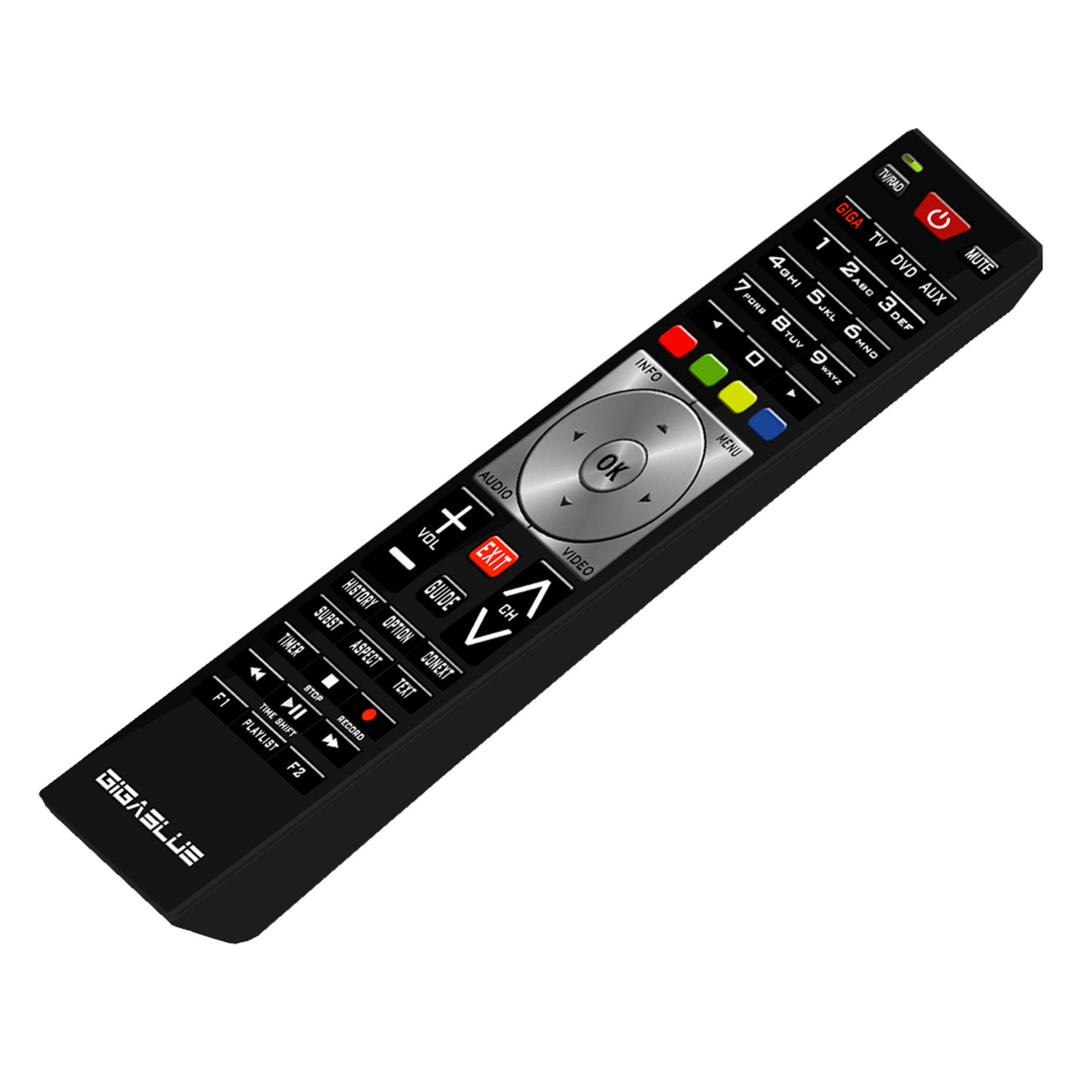 DVB-S, DVB-S2, Tuner, (HDTV, 4K PVR-Funktion=optional, UHD Sat-Receiver schwarz) Twin GIGABLUE QUAD