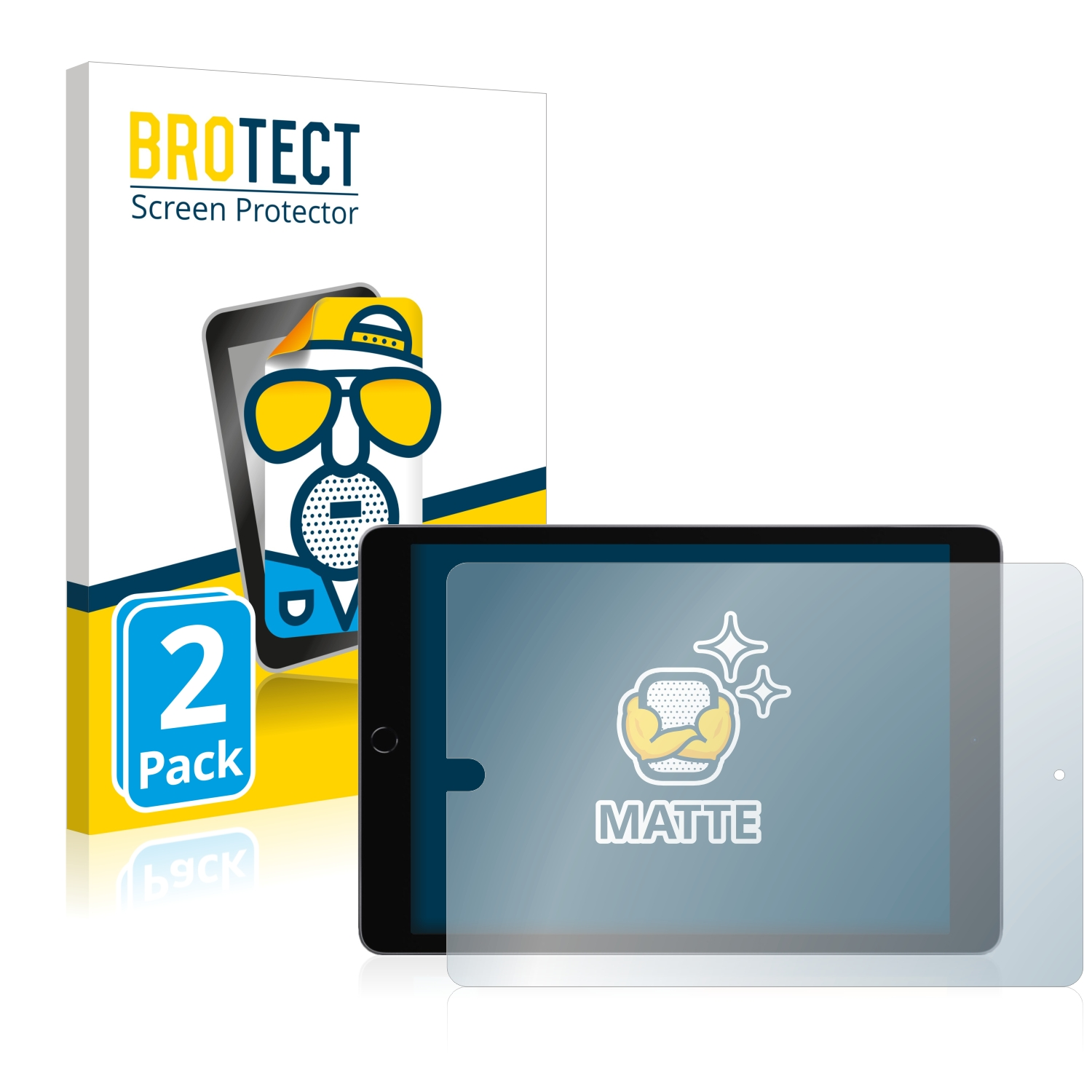 BROTECT 2x matte Schutzfolie(für Apple iPad (9. 2021 Cellular 10.2\