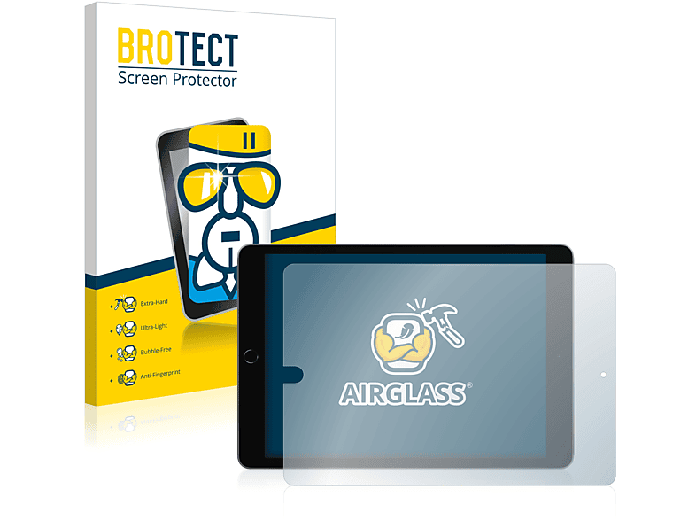BROTECT Airglass klare Schutzfolie(für Apple iPad 10.2\