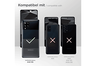 MOEX Purse Case, Flip Cover, Samsung, Galaxy A42 5G, Weinrot
