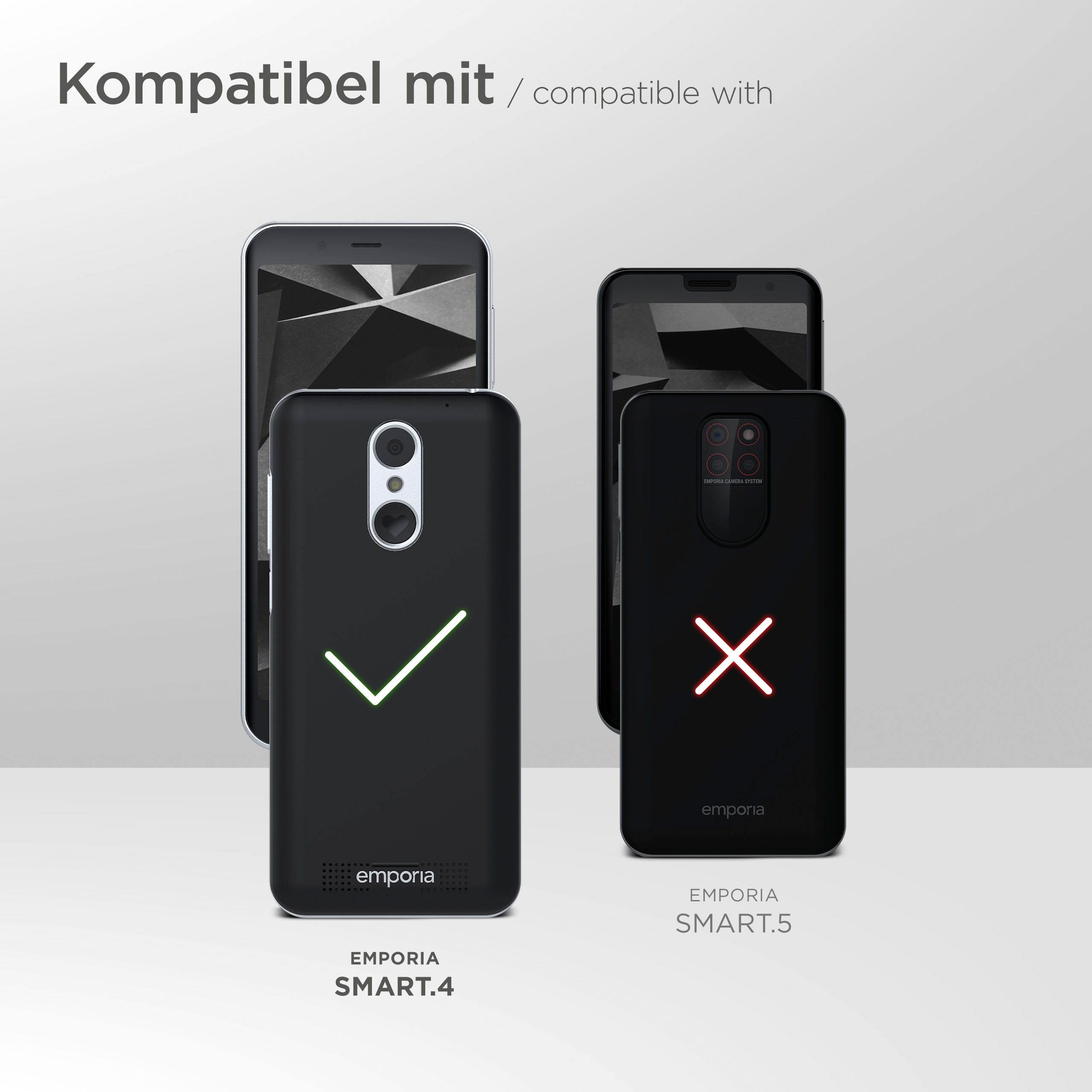 MOEX Purse Case, Flip Cover, SMART.4, Emporia, Schwarz