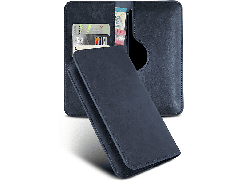 MOEX Purse Case, Flip Cover, Xiaomi, Mi 10T Lite, Dunkelblau