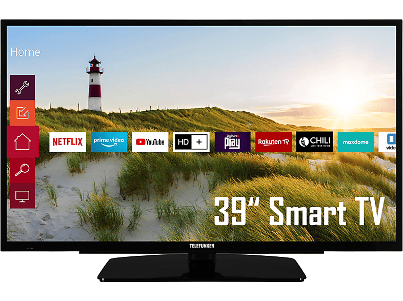 Telefunken Xh39k550 Led Tv Flat 39 Zoll 98 Cm Hd Ready Smart Tv Saturn 2626