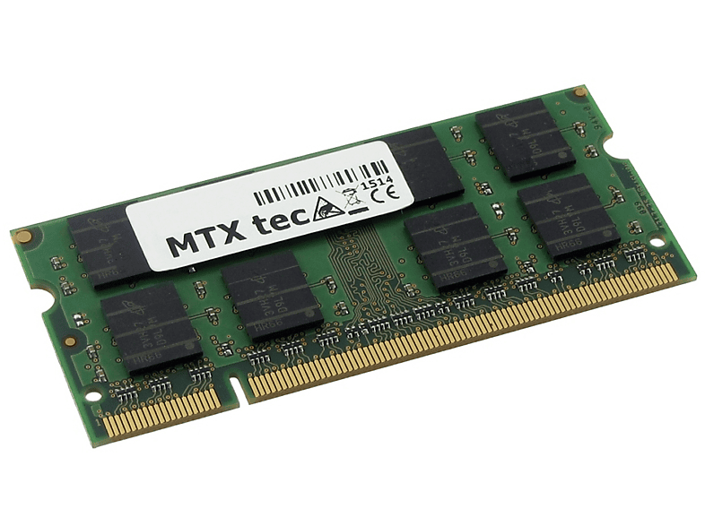 MTXTEC Arbeitsspeicher 512 MB RAM für MEDION MD40854 FID 2030 Notebook-Speicher 512 MB DDR