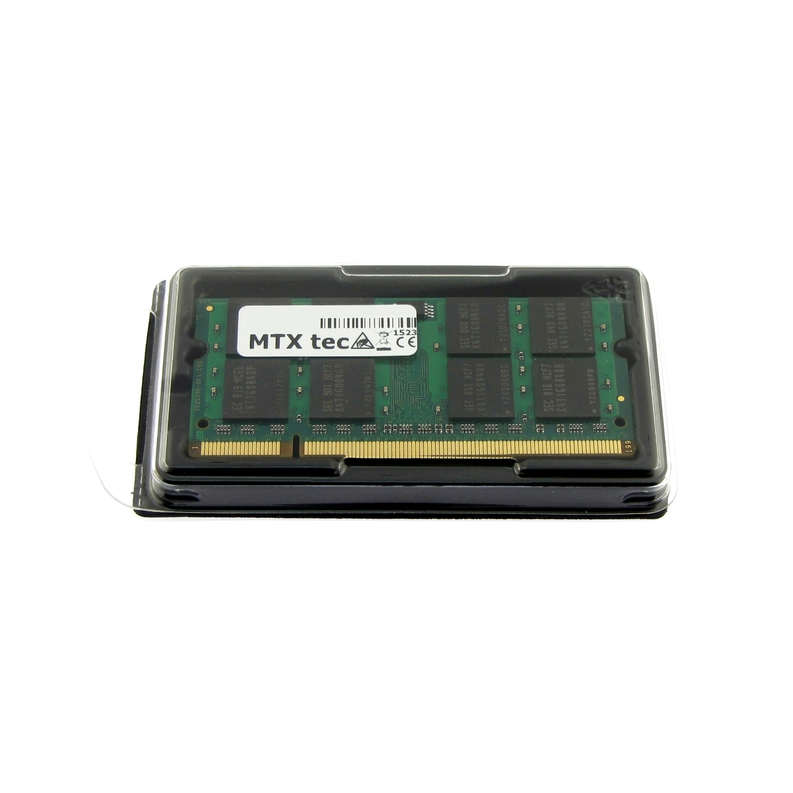 P40 MTXTEC GB RAM Notebook-Speicher 1600 XVM 1 Arbeitsspeicher 1 DDR2 SAMSUNG GB für