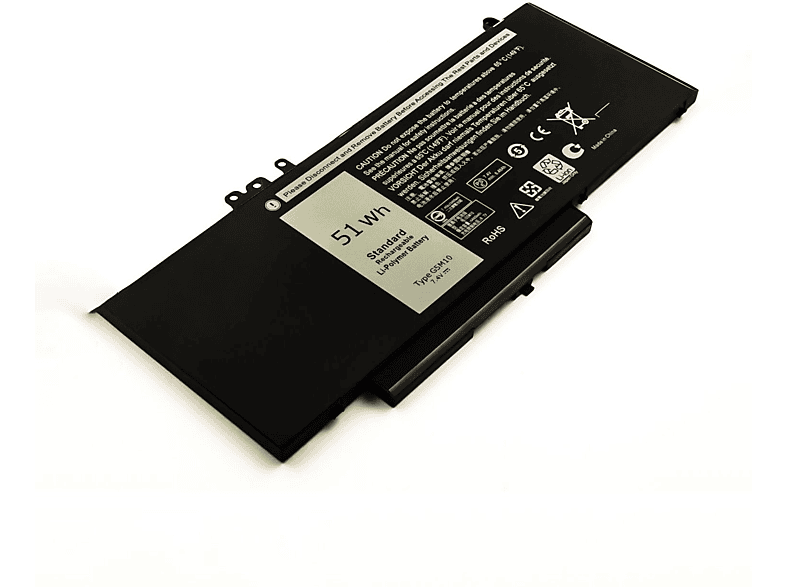 Li-Pol, Li-Pol Notebookakku, 7.4 5800 G5M10 kompatibel mit Volt, mAh Dell Akku AGI