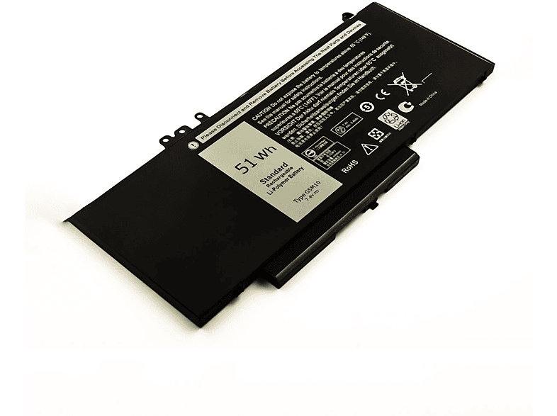 E5470 Li-Pol Latitude AGI Li-Pol, Akku mit mAh Dell 5800 Notebookakku, Volt, 7.4 kompatibel