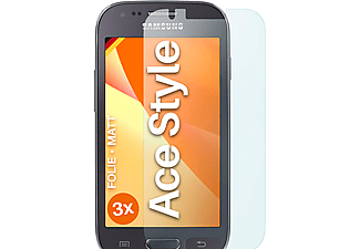MOEX 3x Schutzfolie, matt Displayschutz(für Samsung Galaxy Ace Style)