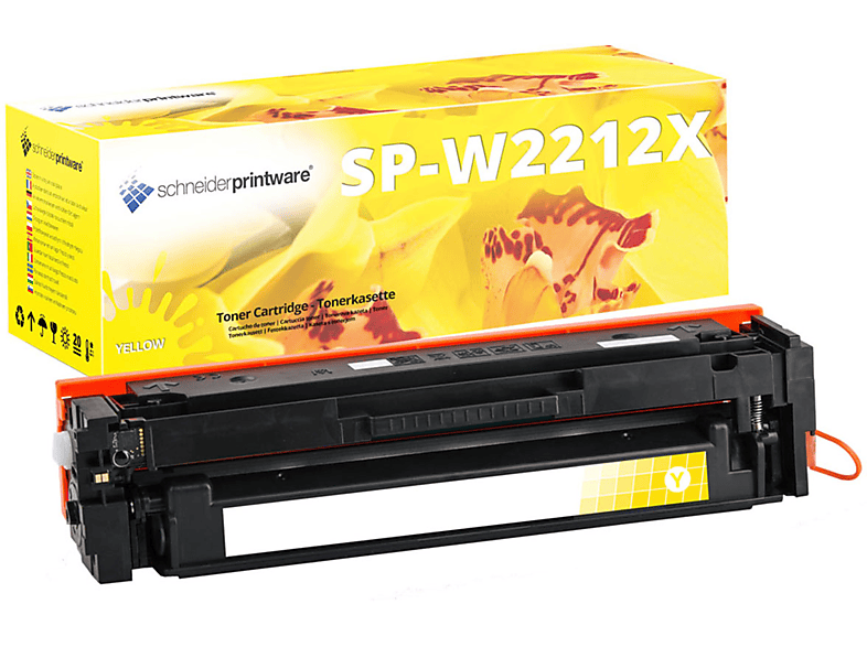 XXL ersetzt SCHNEIDERPRINTWARE W2212X Toner Yellow HP (207X) Toner