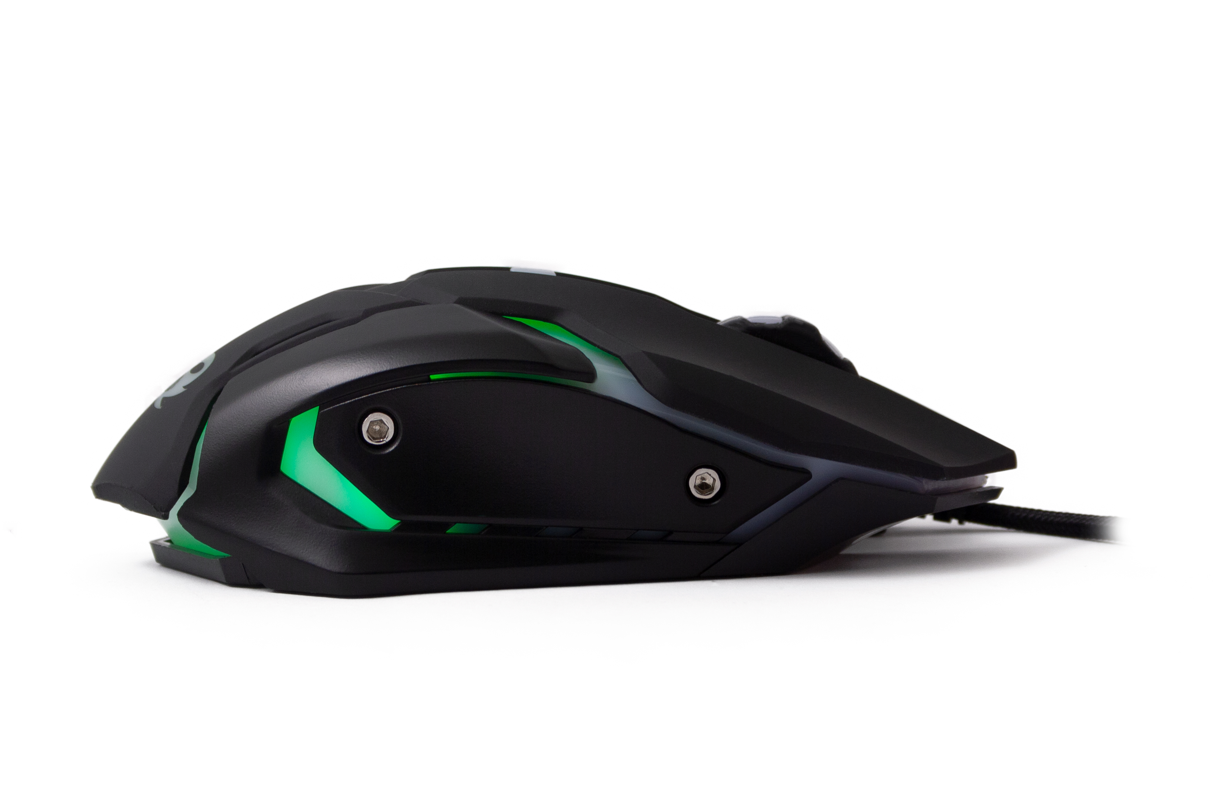 Pack gaming - DEEP GAMING Teclado + ratón + auricular + alfombrilla gaming DeepGaming Kit LED USB, Cable USB, Negro