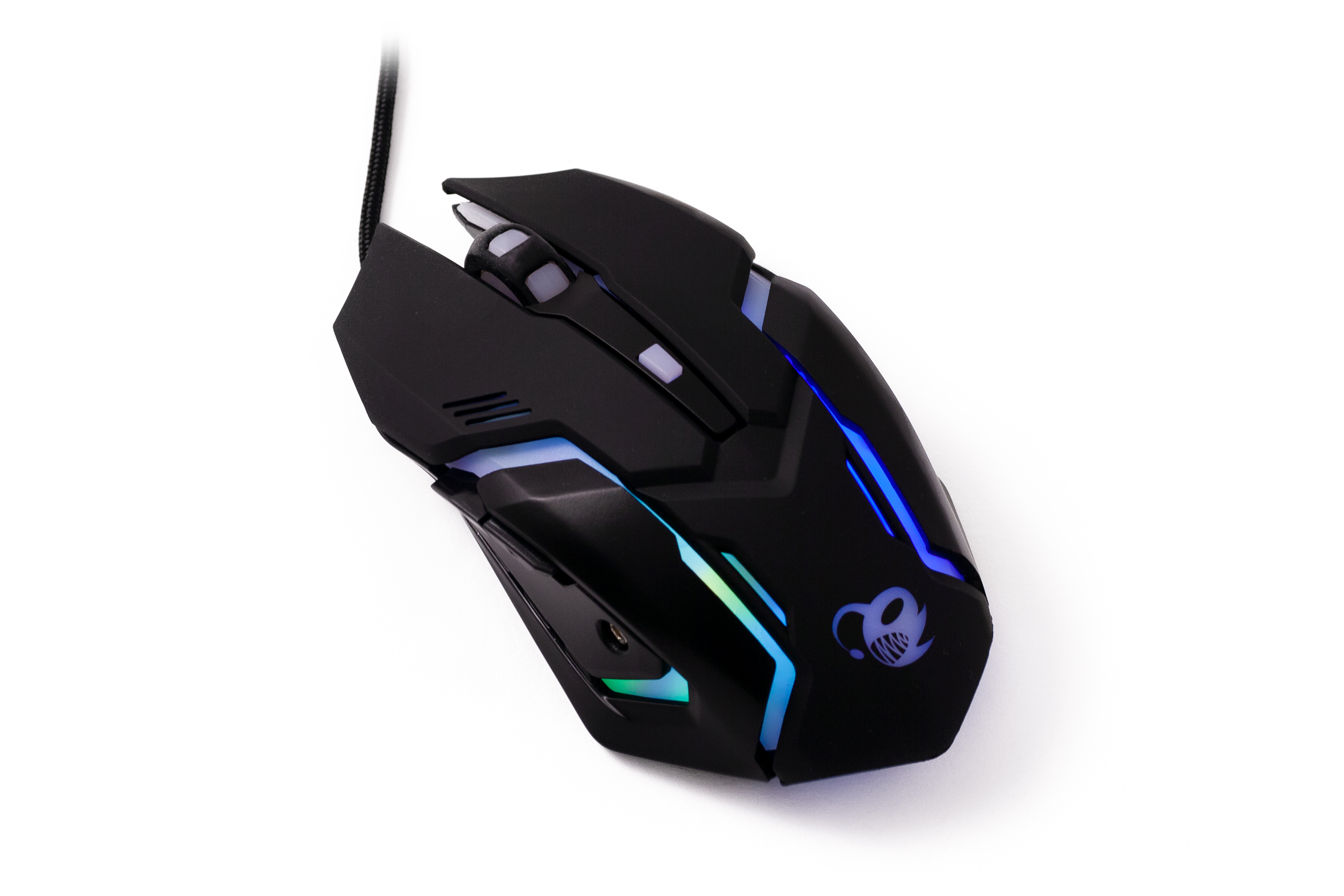 Pack gaming - DEEP GAMING Teclado + ratón + auricular + alfombrilla gaming DeepGaming Kit LED USB, Cable USB, Negro
