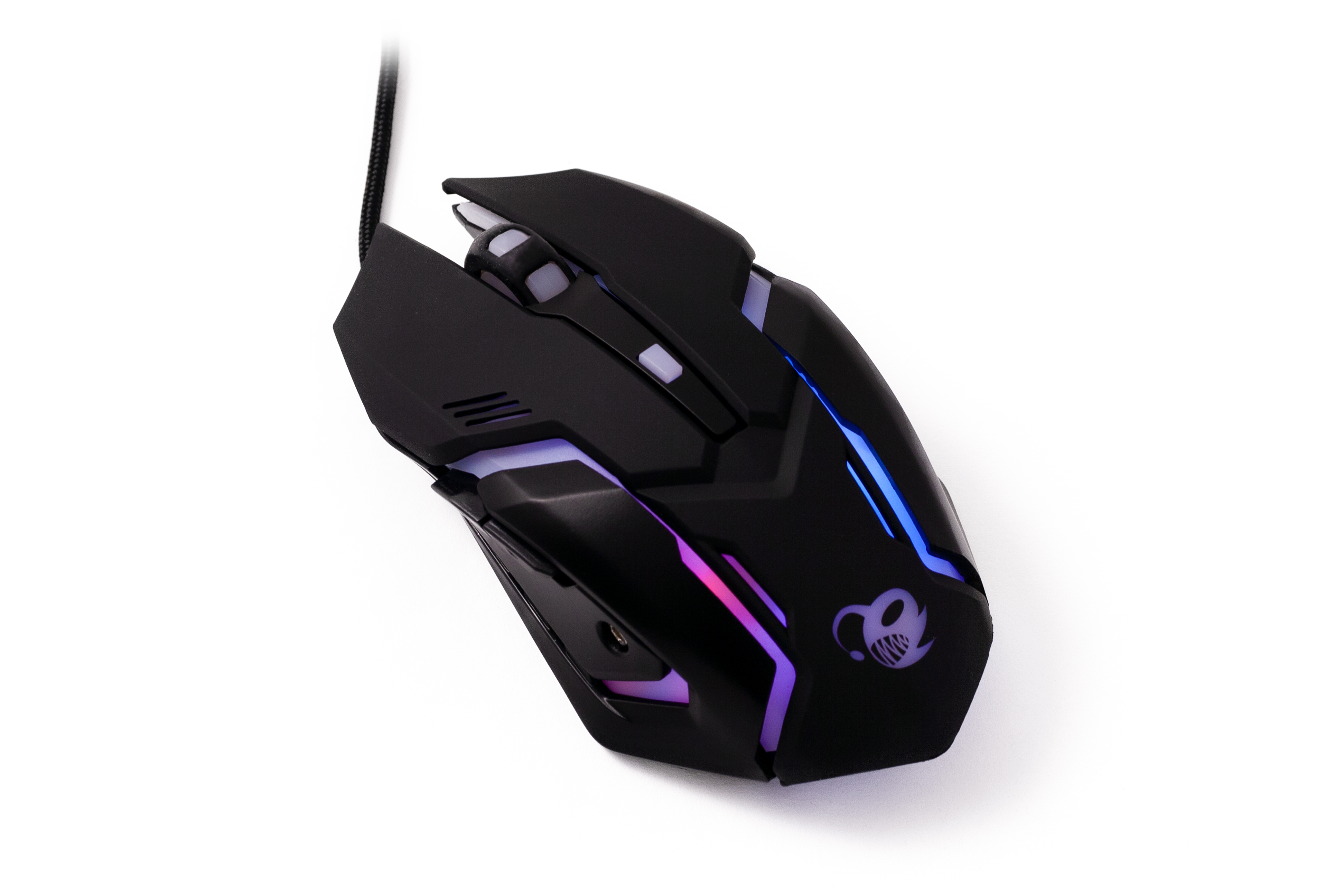 Pack gaming - DEEP GAMING Teclado + ratón + auricular + alfombrilla gaming DeepGaming Kit LED USB, Cable USB, Negro