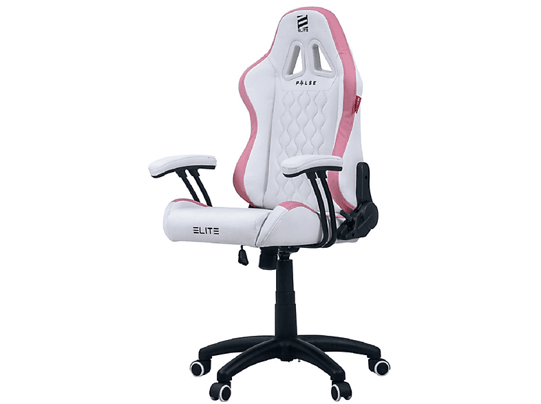 ELITE Stuhl, Weiß/Pink Gaming PULSE