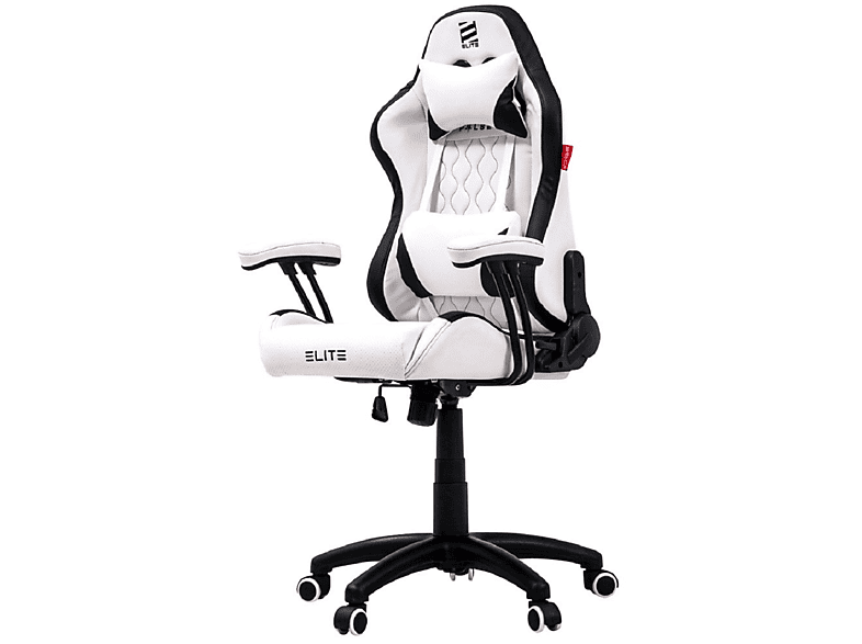 ELITE  PULSE Gaming Stuhl, Weiß/Schwarz