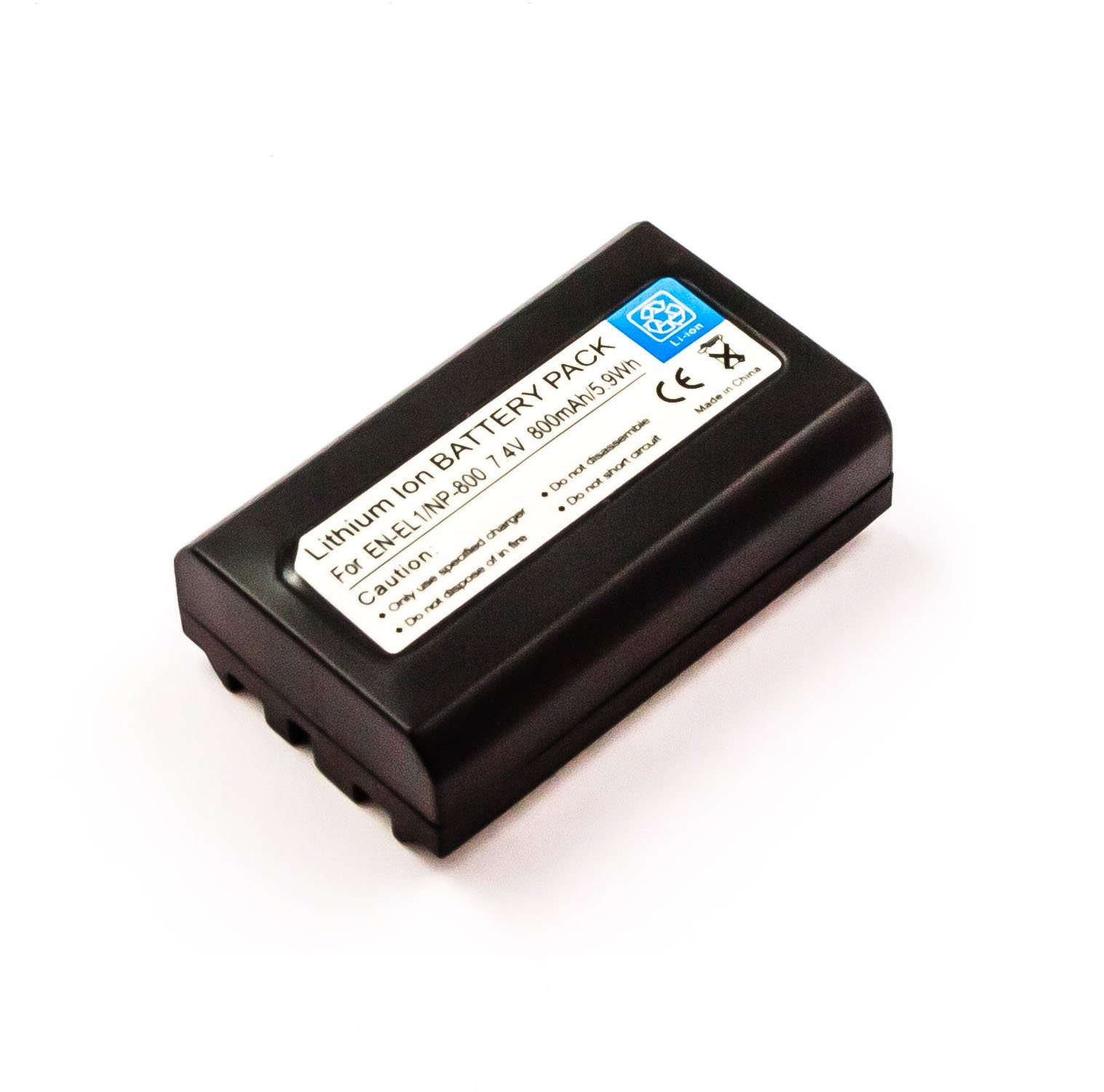 Ersatzakku Für Nikon Coolpix 5700 - 7,4V, 700 MAh, Kompatibel Mit Original-Ladegerät