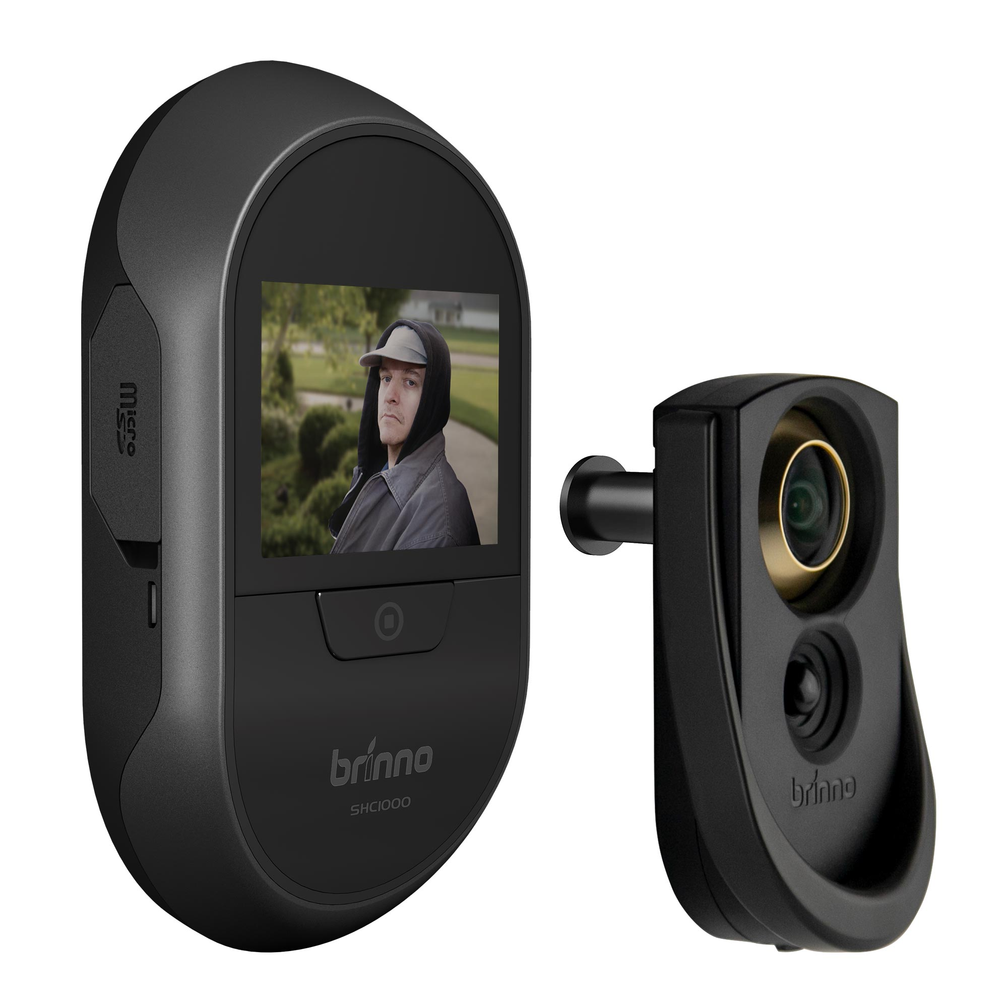 BRINNO CAMERA SHC1000 - Auflösung 480p 14mm, Digitaler Video: Türspion