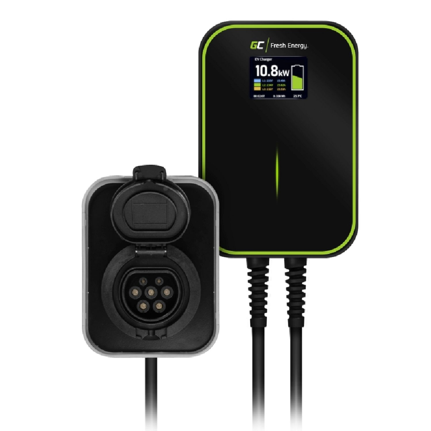 Universal, schwarz für GREEN Ladestation Wallbox EV15RFID CELL Elektrofahrzeuge GC