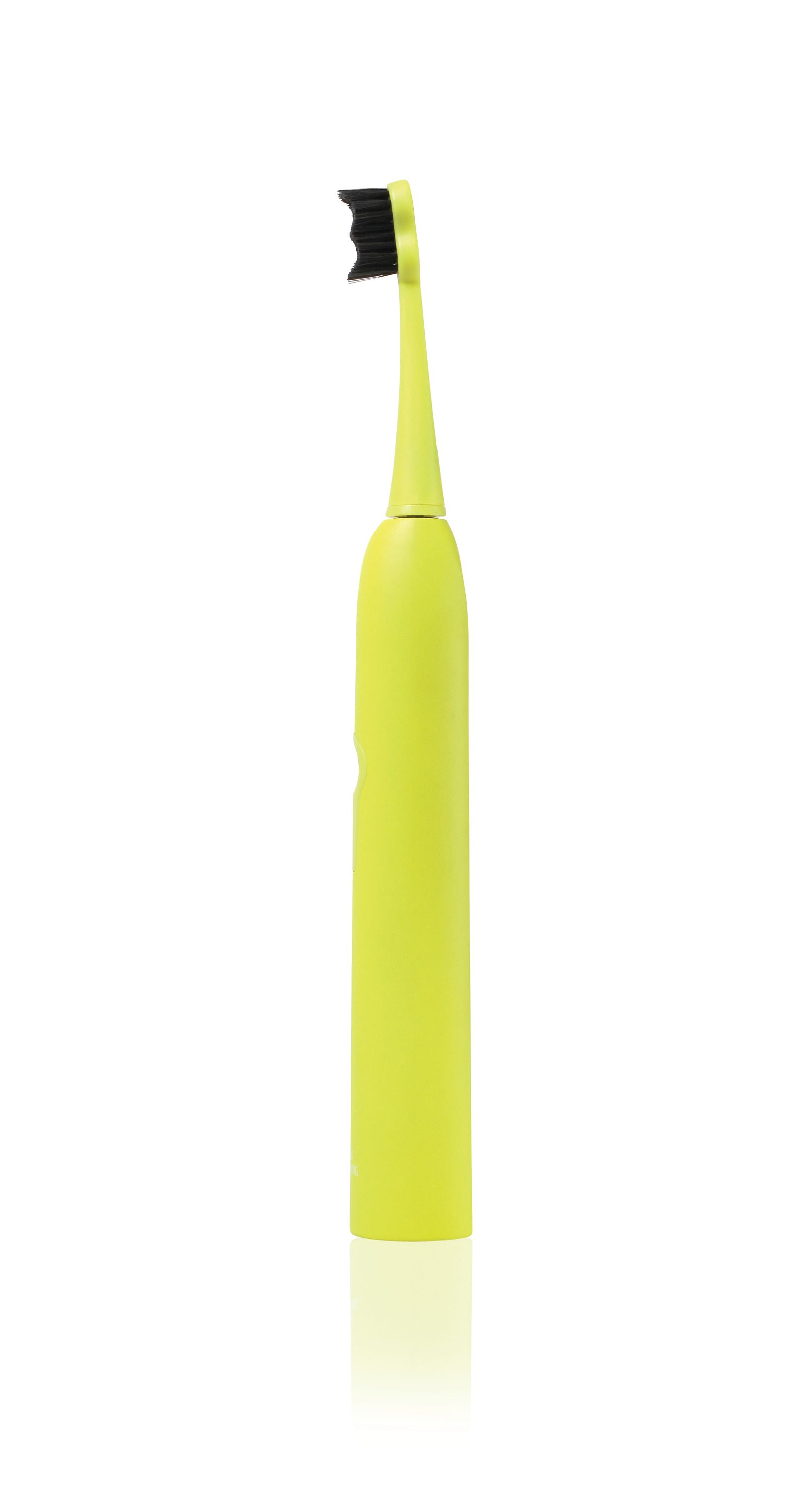 MEGASMILE Sonic Black Whitening Zahnbürste II Gelb elektrische