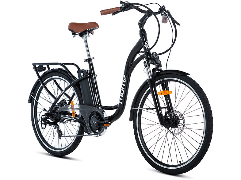 Bicicleta eléctrica Moma Bikes Plegable, Urbana EBIKE-20 .2, Alu. SHIMANO  7V Bat. Ion Litio 36V 16Ah Negro, Bicicletas, Los mejores precios