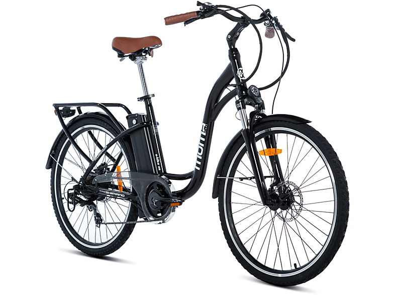 Bicicleta plegable - Moma Bikes Ebike 20PRO Plegabe, Alu. Shimano 7V Bat.  Ion Litio integrada y extraible de 48V 13Ah MOMABIKES, 250 W, 25 km/hkm/h,  Gris