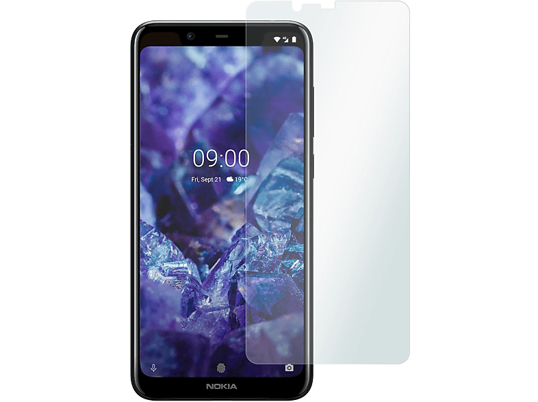 Crystal Nokia Plus Displayschutzfolie 4 Displayschutz(für X5) x 5.1 | SLABO Clear