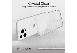 NALIA Klare Transparente Hybrid Hülle, Backcover, Apple, iPhone 13 Pro, Transparent