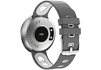 HYPTECH Colour Watches HealthWatch Grau Smartwatch Stahl Silikon, Grau