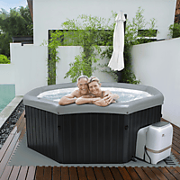 MSPA Frame Tuscany F-TU061 Spa Pool Whirlpool, schwarz grau