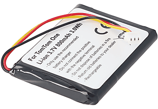ACCUCELL Akku passend für TomTom One, Europe, Regional, Rider Li-Ion - Lithium-Ionen Navi-Akku, 800 mAh