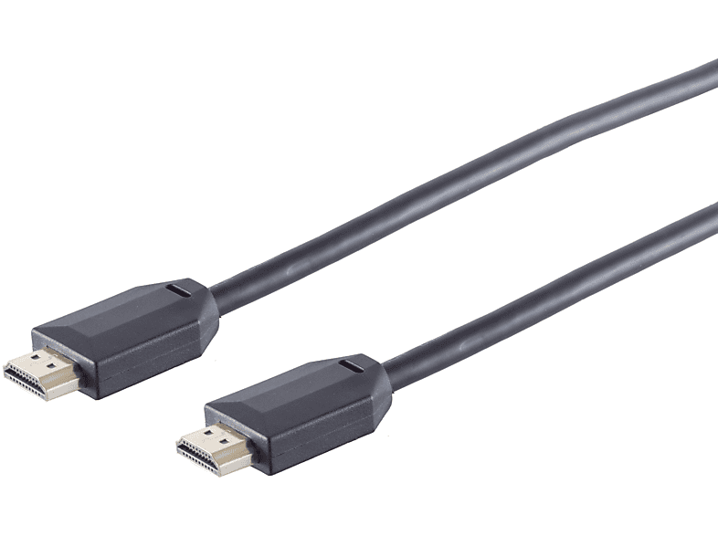 1m Kabel HDMI MAXIMUM CONNECTIVITY S/CONN HDMI Kabel, PVC, Ultra schwarz, 10K,