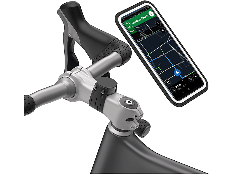 SHAPEHEART Shapeheart magnetische Handyhalterung für das Fahrrad - XL Smartphone bis 16.5 cm Handyhalterung für das Fahrrad, Schwarz