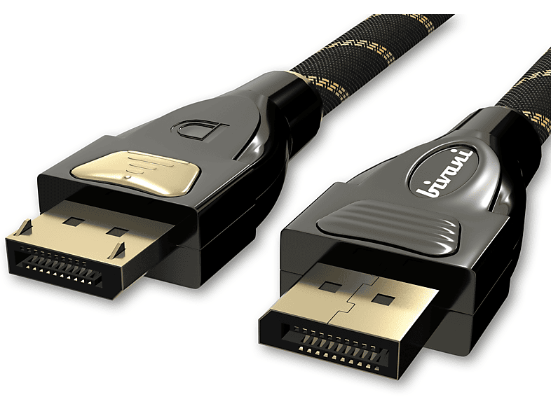 BIVANI Premium 8K 32,4 Gbps Kabel - Elite-Series, DisplayPort 1.4 Kabel, 2 m