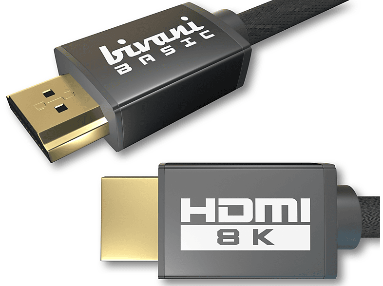 BIVANI 8K 48 Gbps 2.1a Kabel - Basic Series 8K HDMI 2.1a Kabel | HDMI Kabel & Zubehör