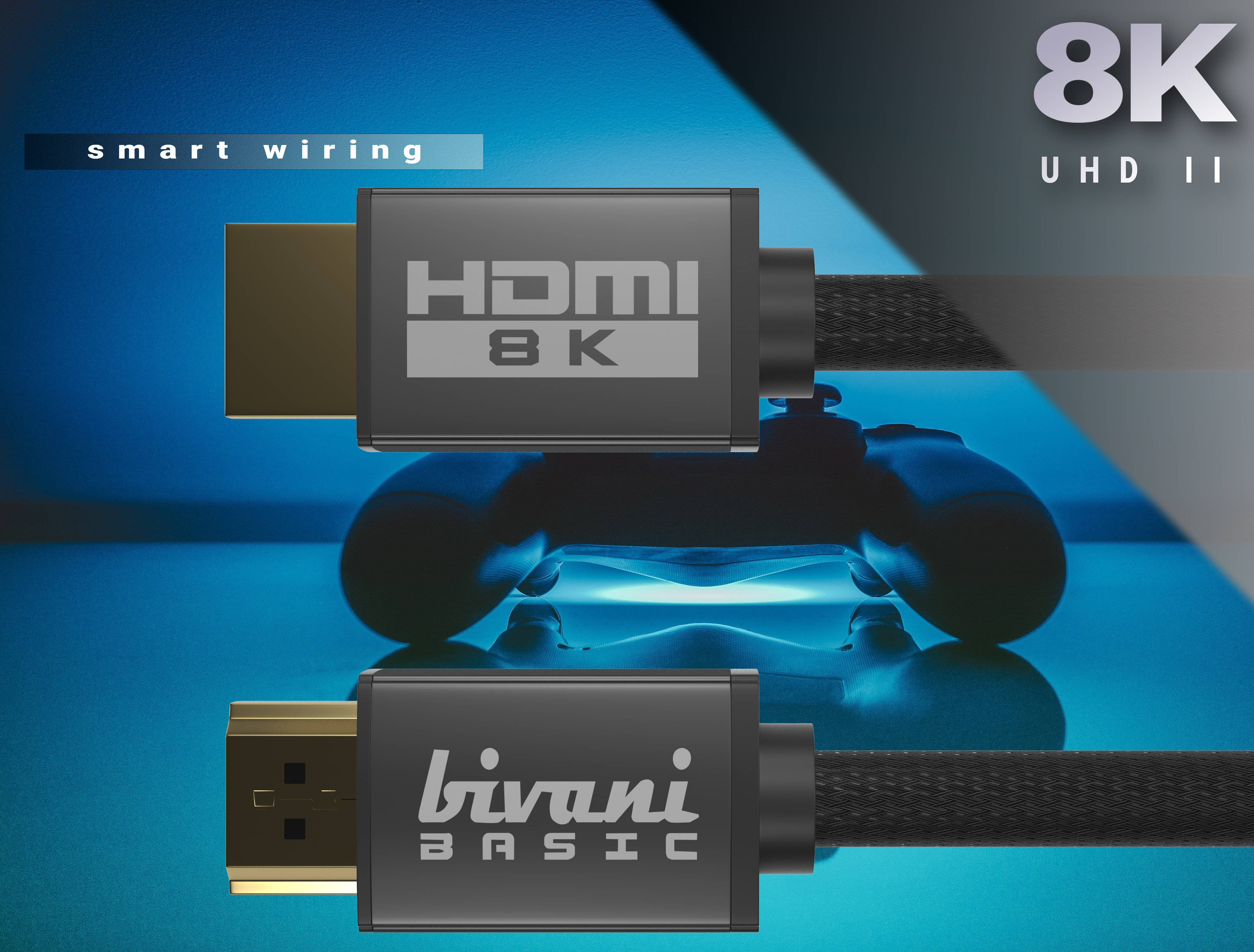 2.1a Kabel HDMI 8K 2.1a - 48 BIVANI Series Gbps Basic 8K Kabel