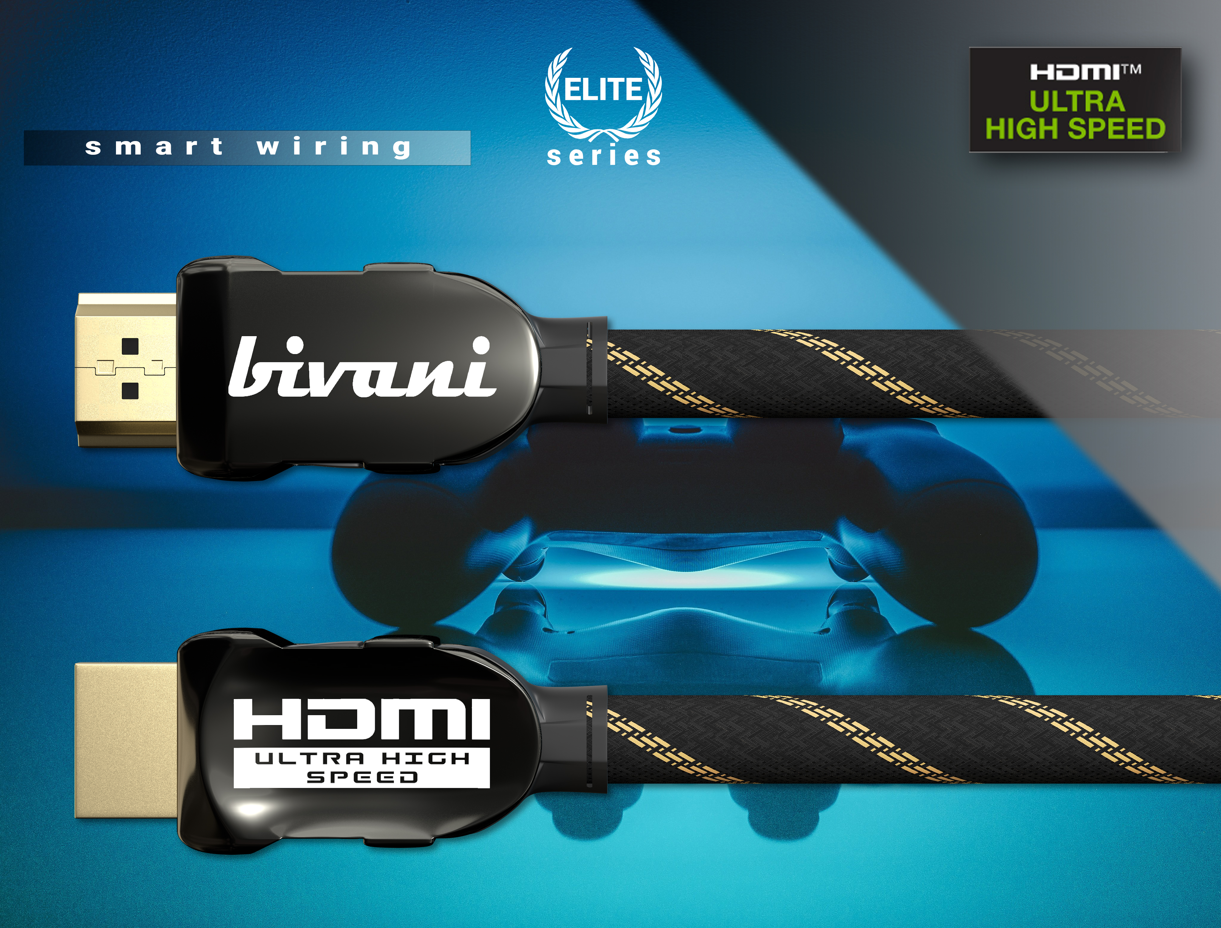 BIVANI Premium 2.1a Elite-Series Ultra Ultra Gbps High-Speed 8K Kabel - 48 High-Speed Kabel HDMI 2.1a