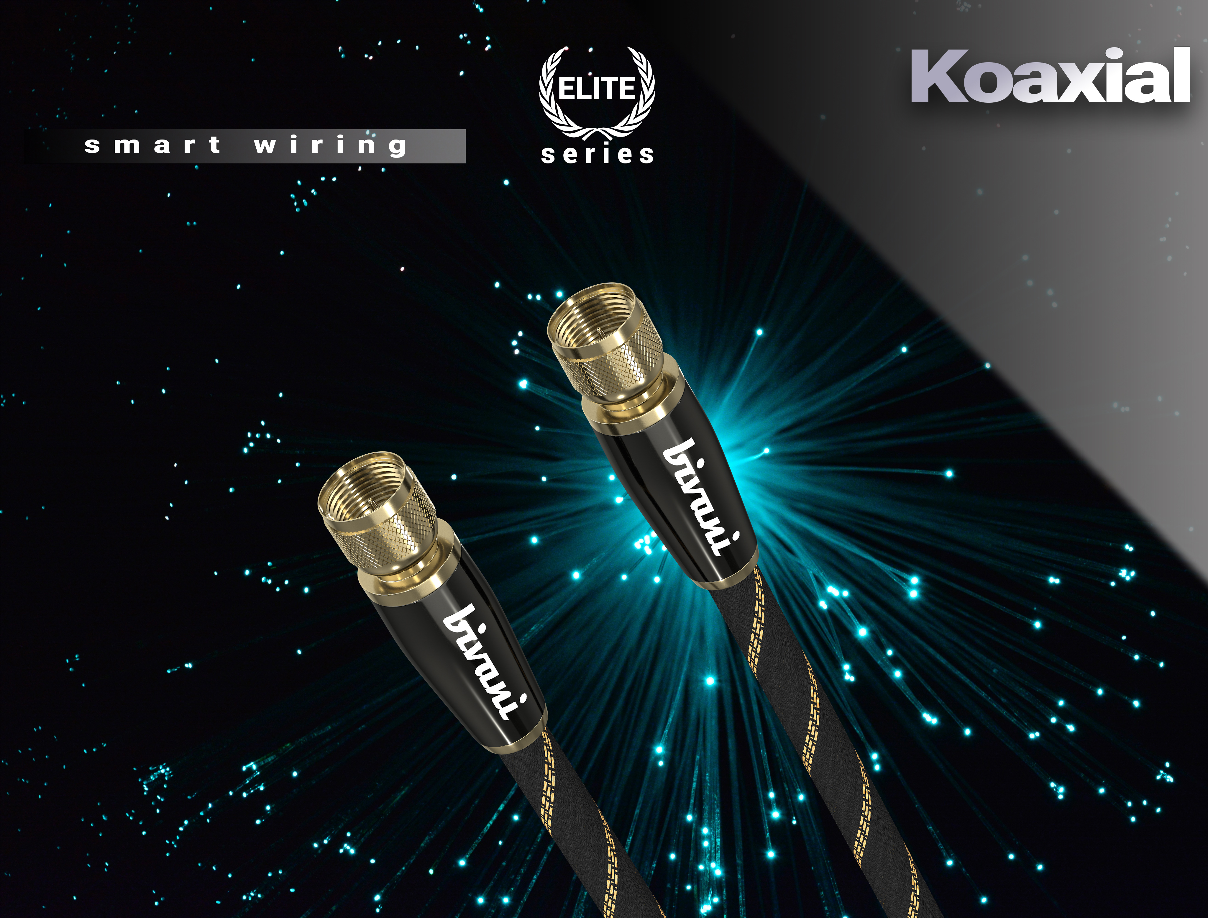 Koaxialkabel Premium Elite-Series - Antennenkabel BIVANI F-Stecker SAT