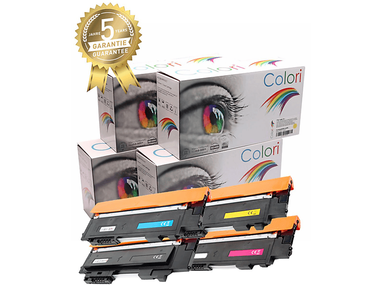 COLORI Kompatibel Set 4x Toner CMYK (117A W2070A Black 117A W2071A Cyan ...