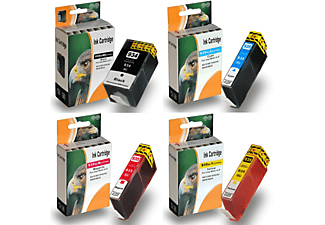 D&C 934XL, X4E14AE, 935XL Tinten Patronen Set Multipack 4-Farben (Schwarz, Cyan, Magenta, Gelb) (934XL, X4E14AE, 935XL)