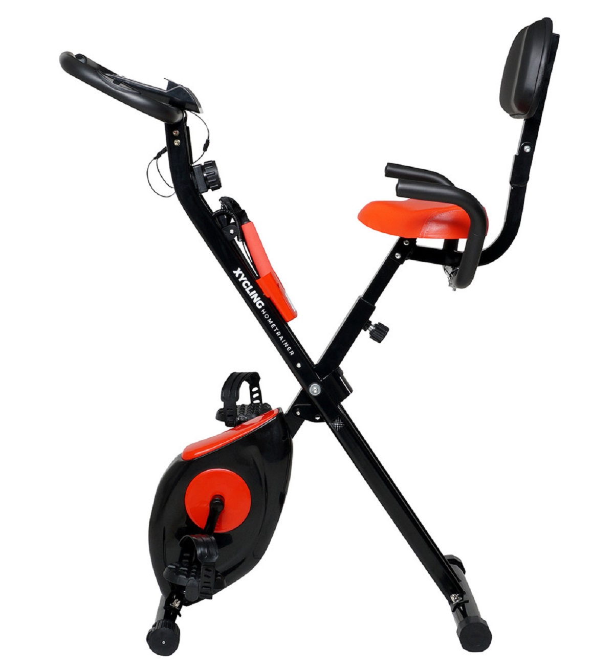Speedbike SPORTS Xycling rot schwarz Fitnessfahrrad, Cycle, Heimtrainer XBike MX100 MIWEBA Fahrradtrainer, Indoor