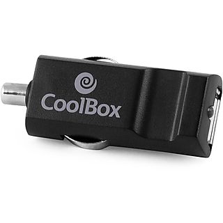 Cargador de coche - COOLBOX Cargador CDC10, Universal Smartphone, tablet, Negro