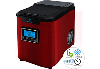 KESSER 22050 Eiswürfelbereiter Eiswürfelmaschine (150 Watt, rot)