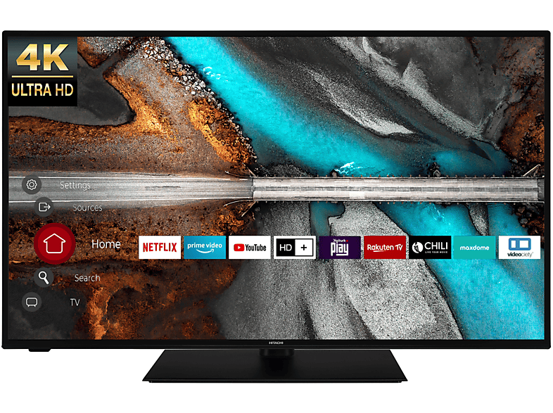 cm, SMART TV) Zoll TV 108 U43K5300 / (Flat, HITACHI 4K, 43 LED UHD