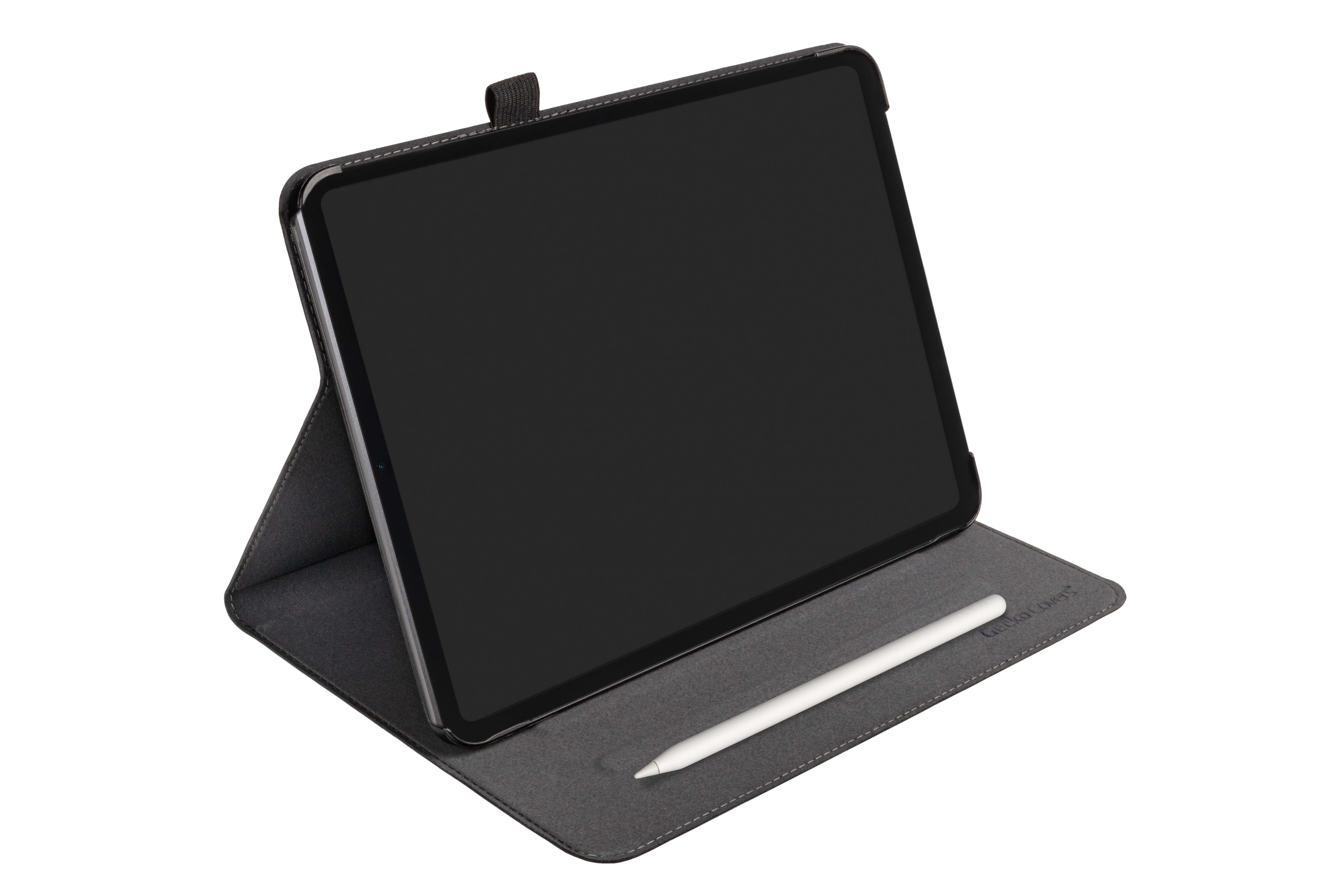 GECKO COVERS Easy-Click 2.0 Schwarz Bookcover (2020) PU für iPad Apple Leather, Tablet Air Hülle Cover