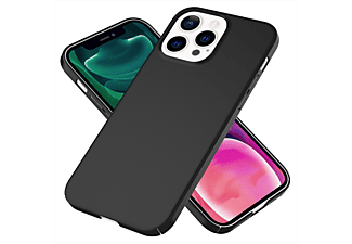NALIA Ultra Dünnes 0,5mm Mattes Hardcase, Backcover, Apple, iPhone 13 Pro, Schwarz