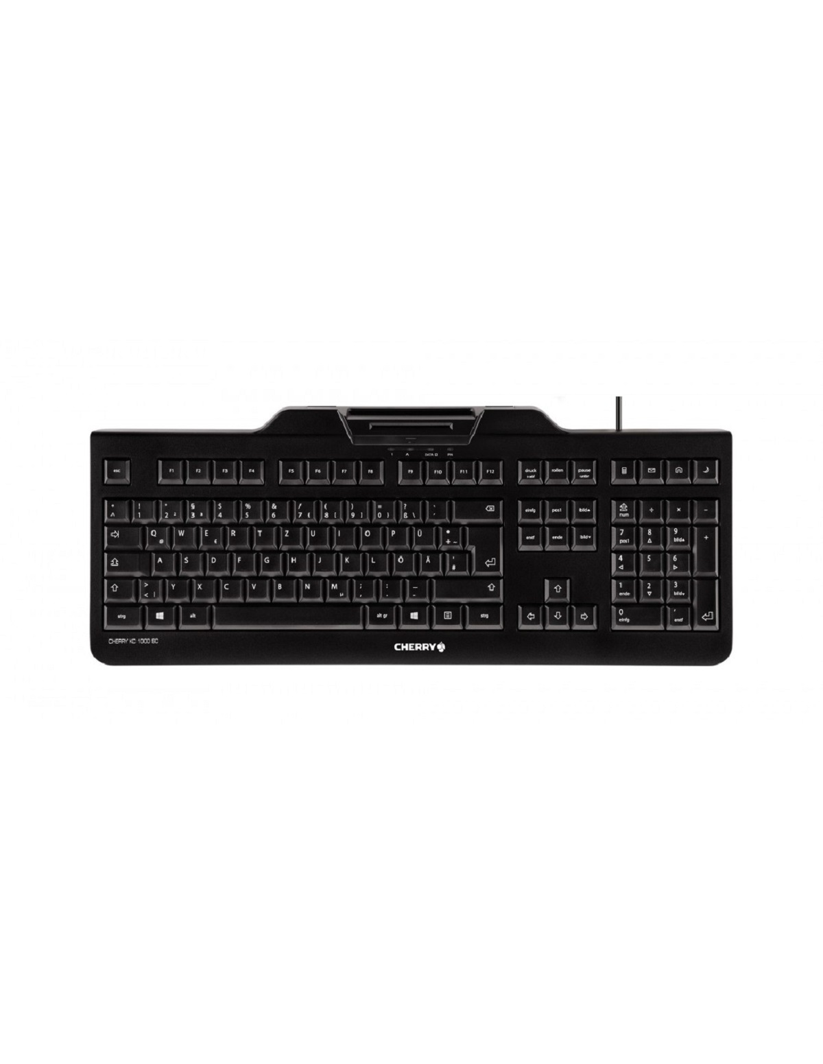 Teclado - Teclado Cherry KEYB/ES USB SmartcardReader Black OEM CHERRY, Negro