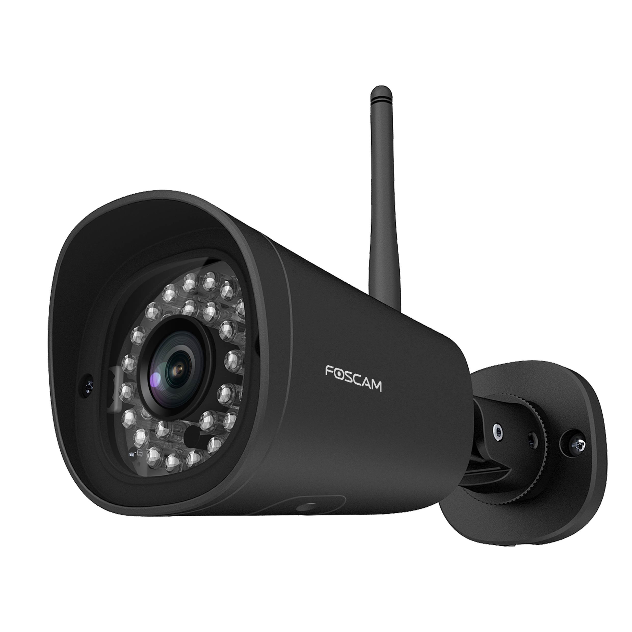 FOSCAM G4P (schwarz), Überwachungskamera, Auflösung 1536 Video: pixels x 2304