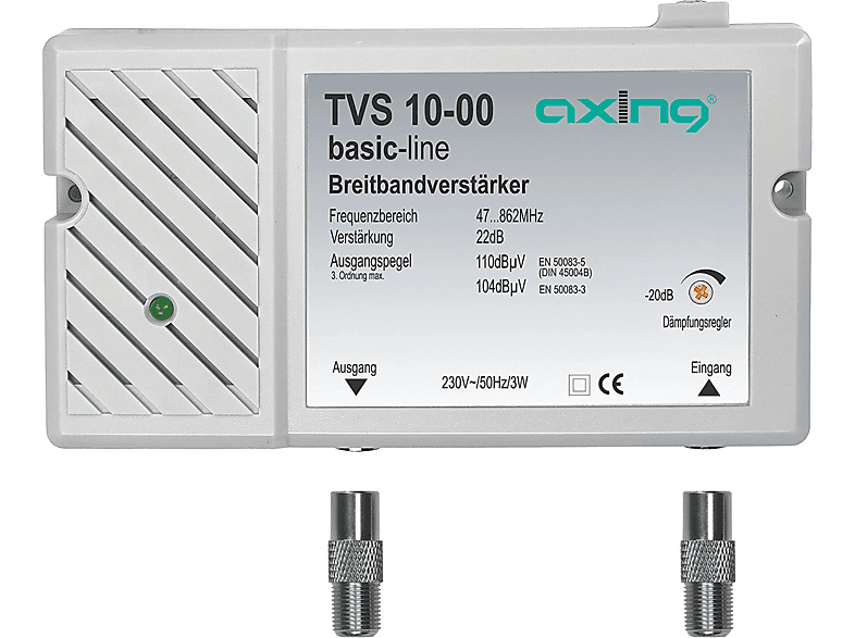 AXING TVS 10-00 Breitbandverstärker Verstärker | Antennen- & TV-Zubehör